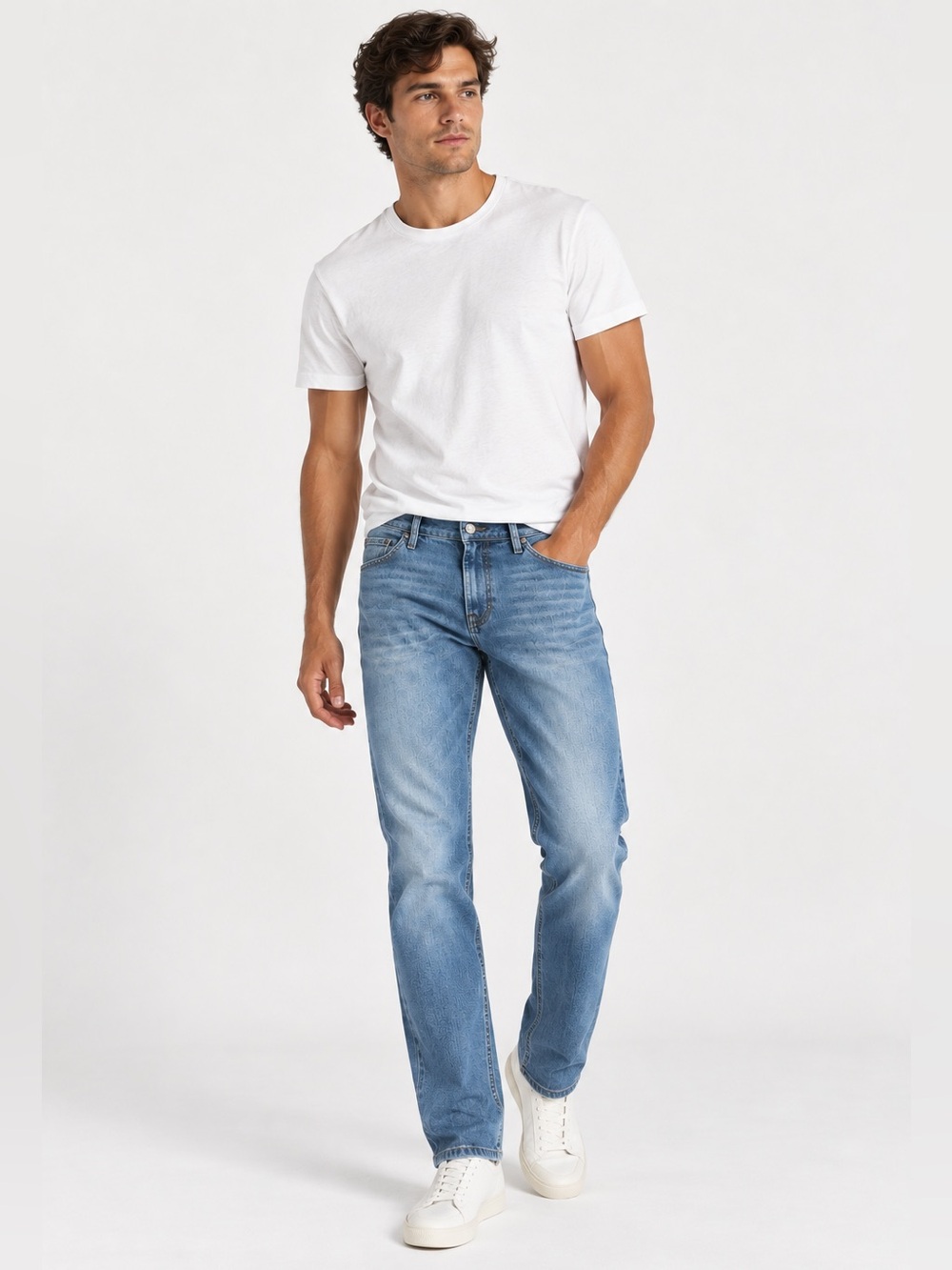 Flag and Anthem Slim Straight Light Wash Jeans 30x30 NWT